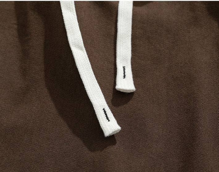 Cotton Pleated Casual Pants