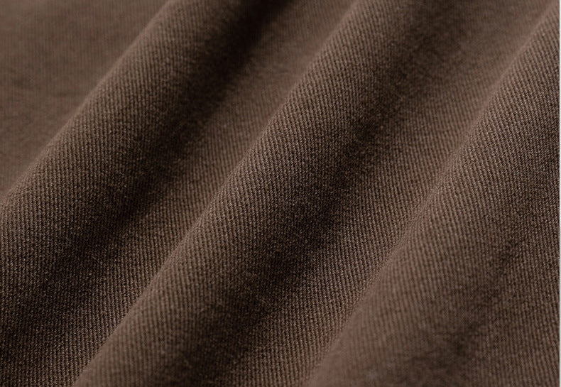 Cotton Pleated Casual Pants